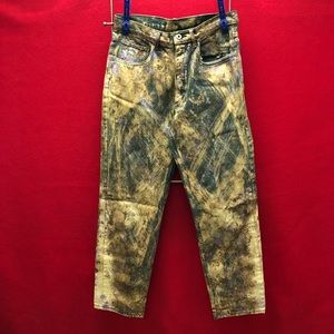 Men’s Cosmo hand painted jeans.  A621. 31/30